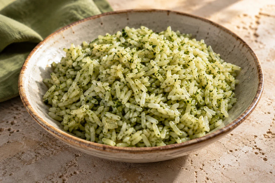 Riz vert au culantro
