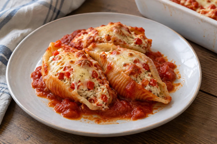 Leysa Pepper and Ricotta Shells