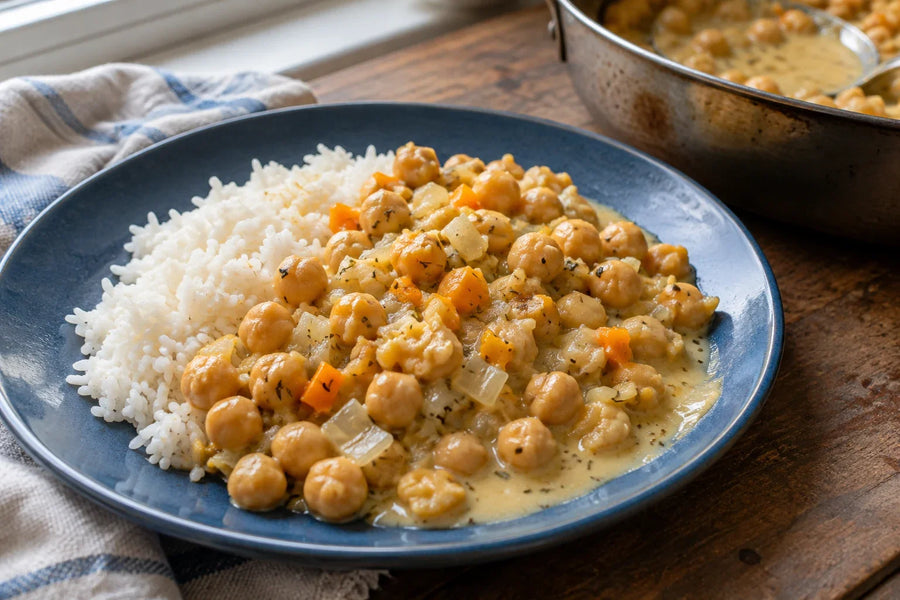 Tobago Seasoning Coconut Chickpeas