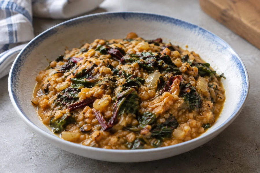 Dal de lentilles à l’amarante rouge