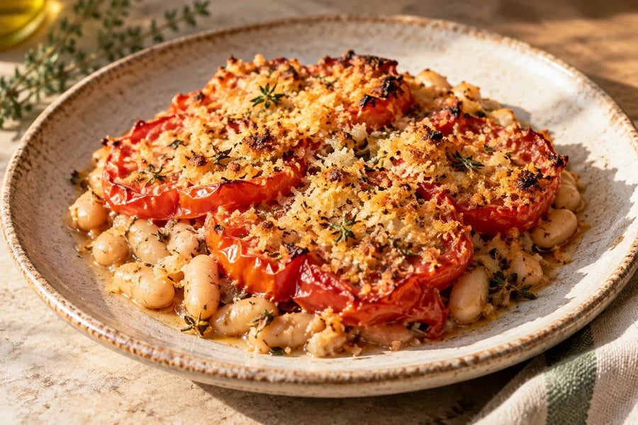 Costoluto Tomato and White Bean Gratin