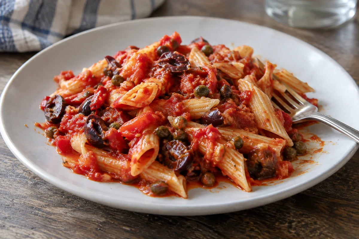 Tondo Calabrese Pepper and Olive Pasta