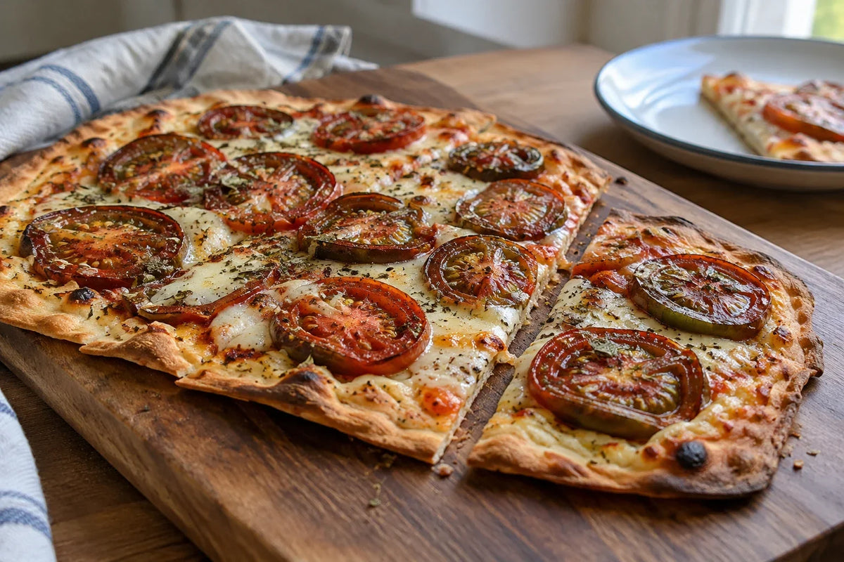 Dark Galaxy Tomato Flatbread