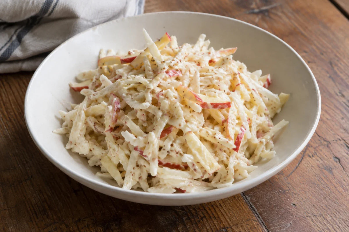 Black Spanish Radish and Apple Rémoulade