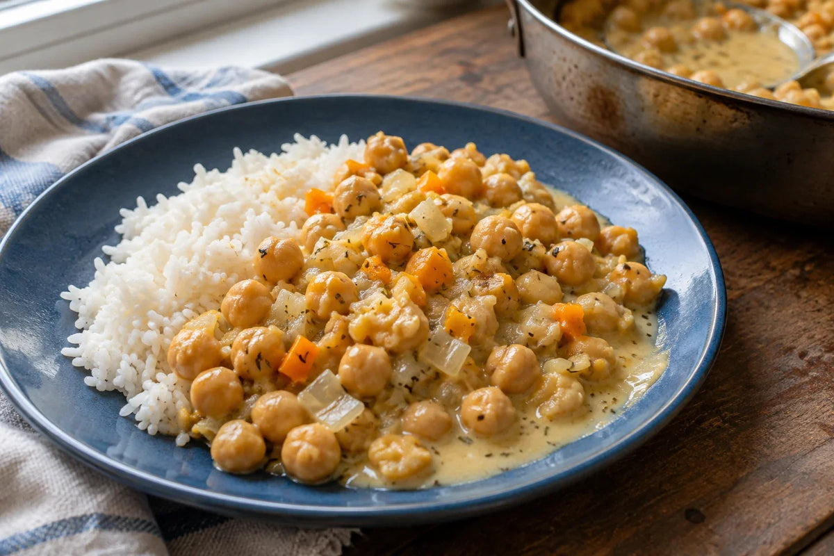 Tobago Seasoning Coconut Chickpeas