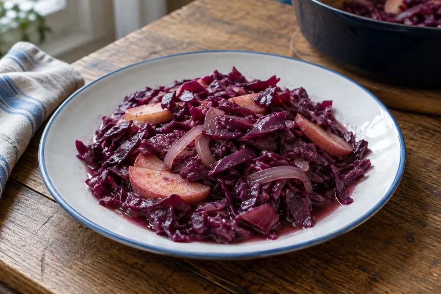 Red Cabbage Apple Braise