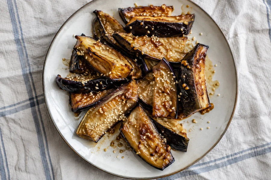 Miso-Roasted Mitoyo Eggplant