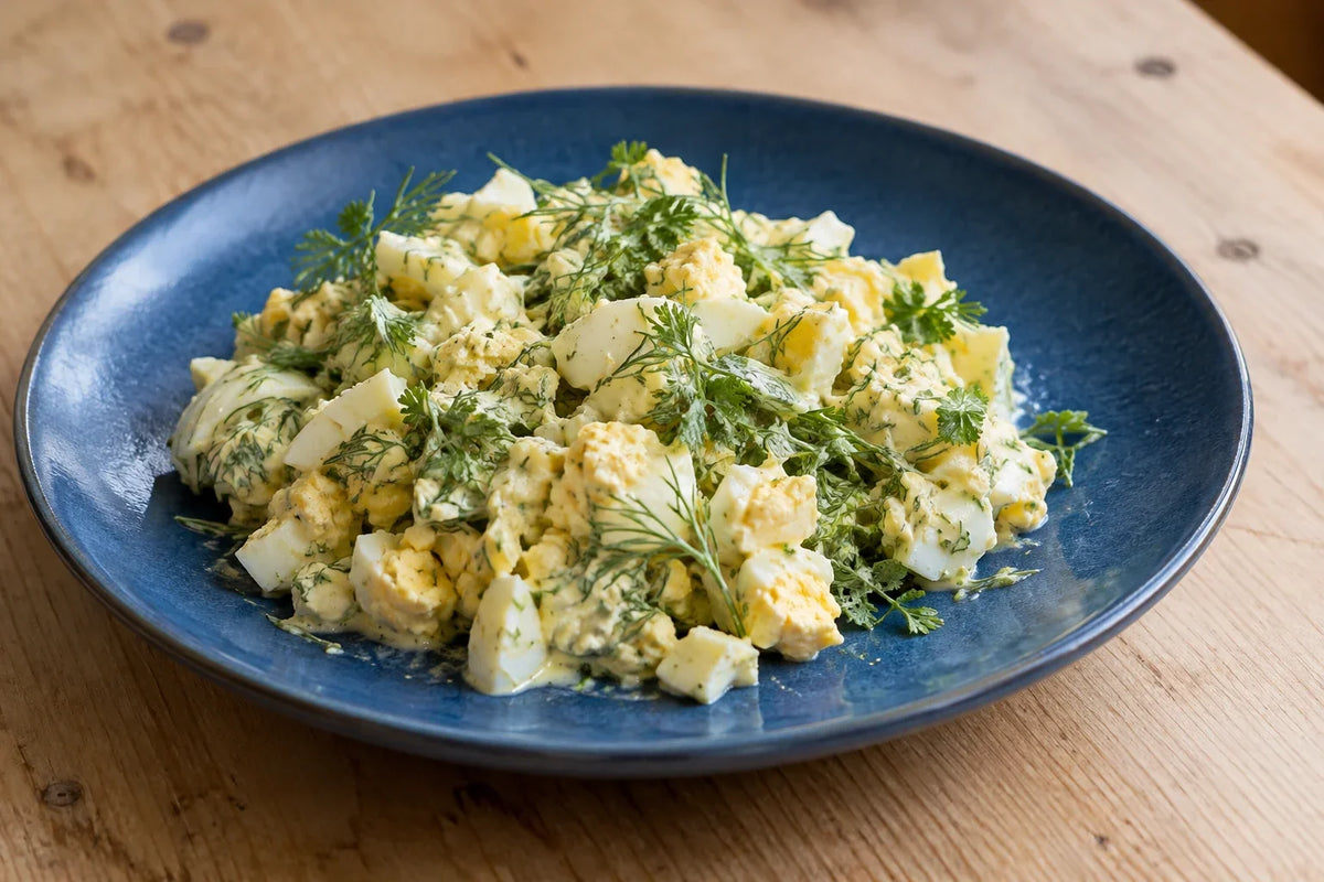 Bronze Fennel and Chervil Egg Salad