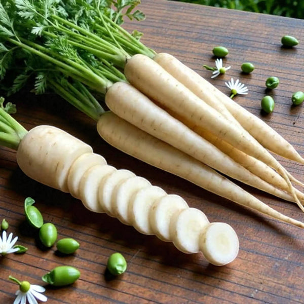 Lunar White Carrot Seeds - LunarWhiteCarrotsSliced