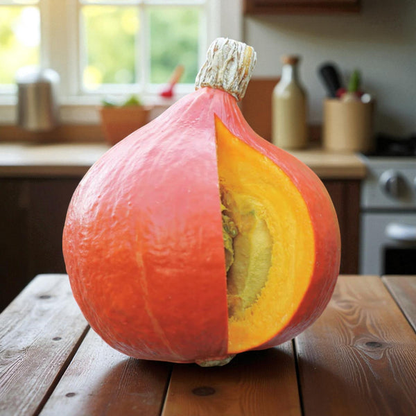 Uchiki Red Kuri Squash Seeds - UchikiRedKurisquashseeds