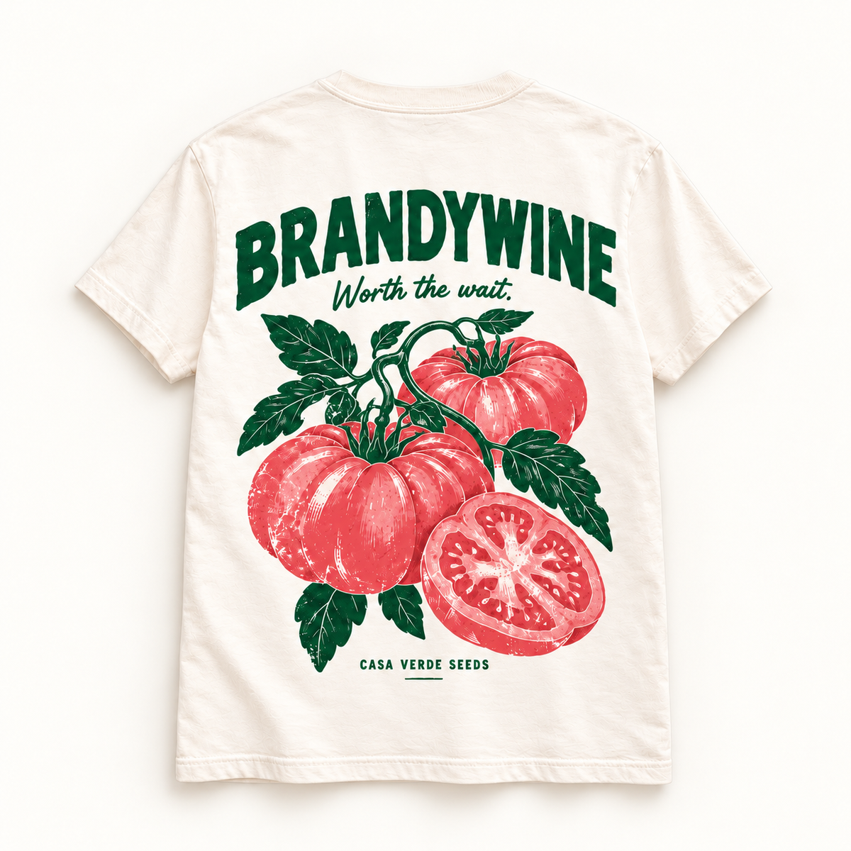 Brandywine T-Shirt — Individual shirt back view. Illustrative design preview; final fit and print placement may vary.