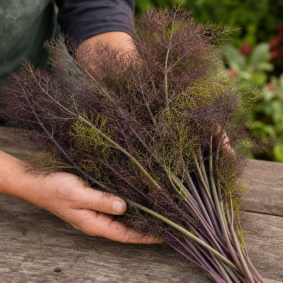 Bronze Fennel Seeds freshly harvested
