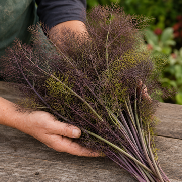 Bronze Fennel Seeds freshly harvested