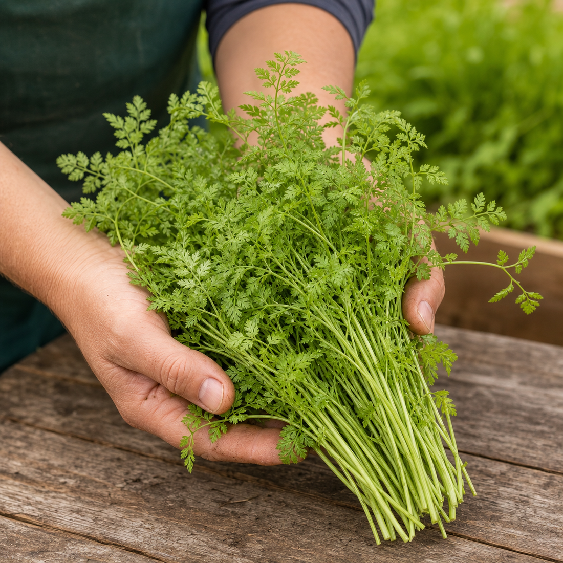 Chervil Seeds freshly harvested