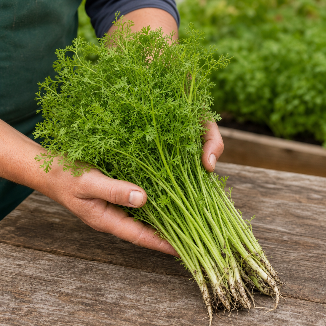 Delfino Cilantro Seeds freshly harvested