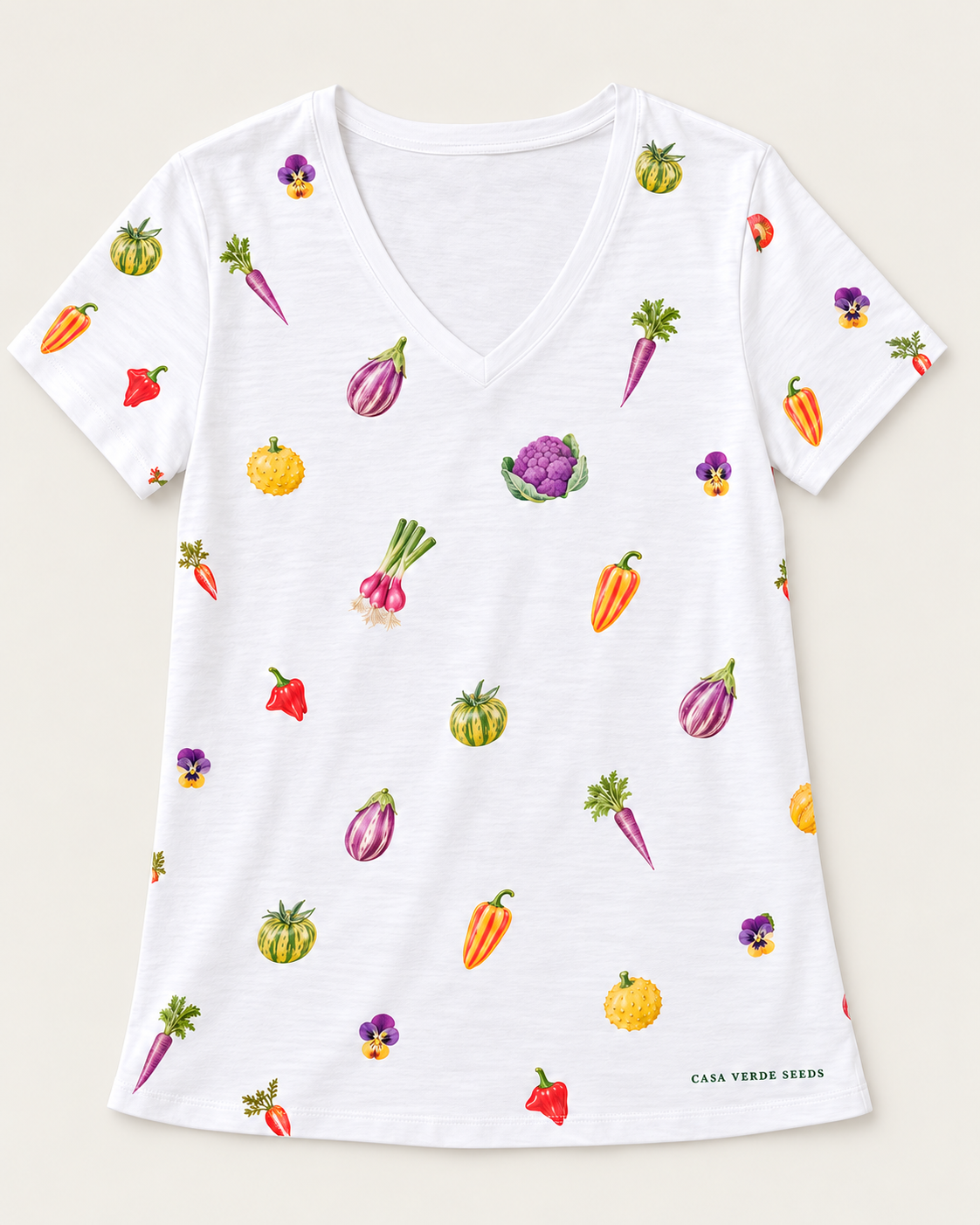Screensaver T-Shirt — individual shirt front view of the approved design. Illustrative garment preview, not a physical sample, exact fit or production proof.
