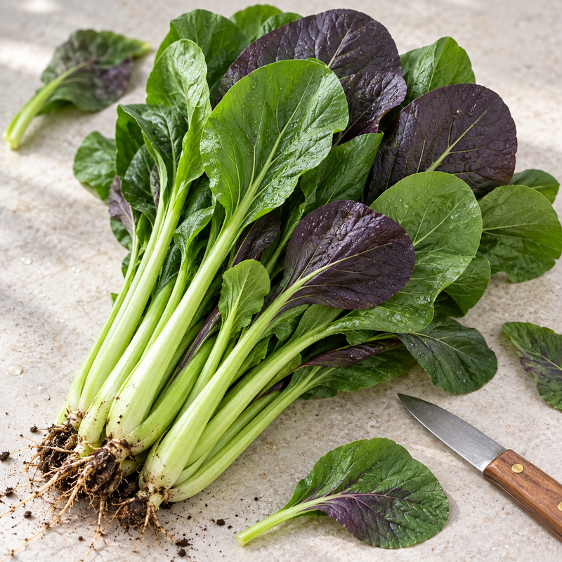 Purple Komatsuna Seeds