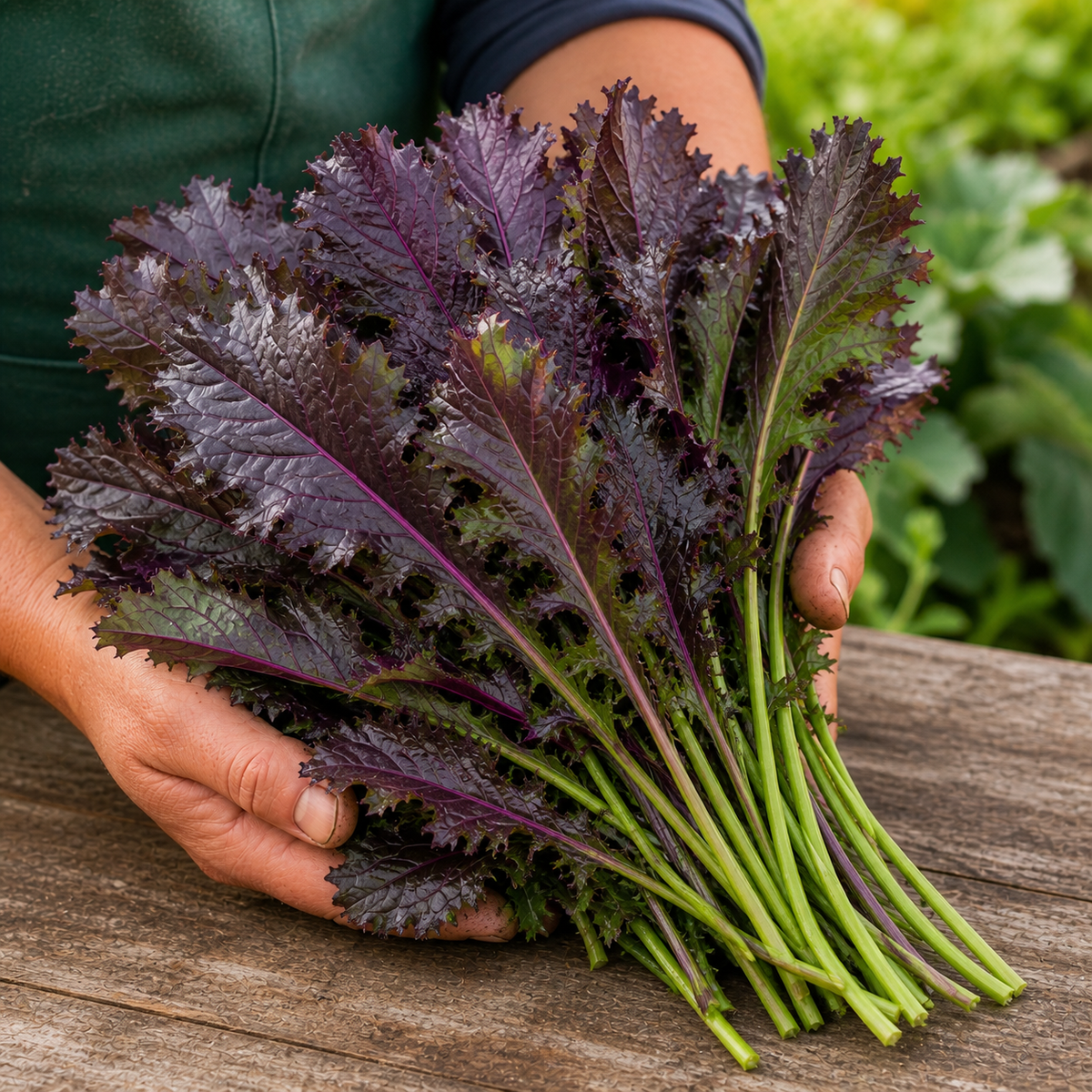 KX-1 Kale Seeds freshly harvested