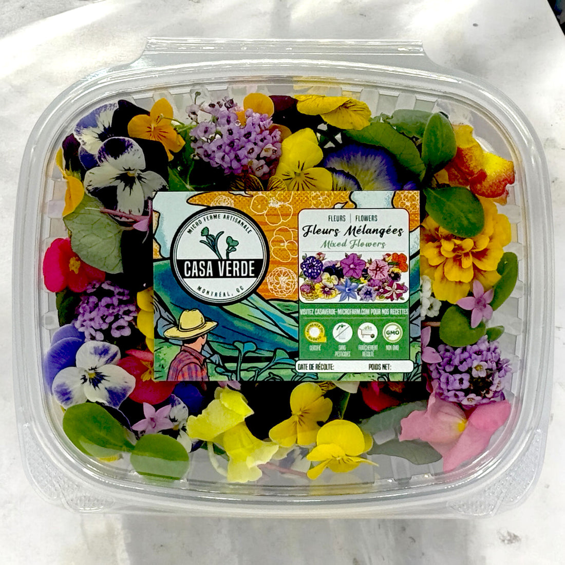 Mixed Edible Flowers