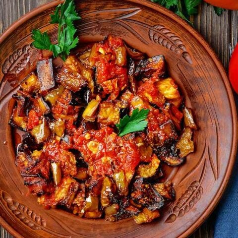 Aubergine orange turque