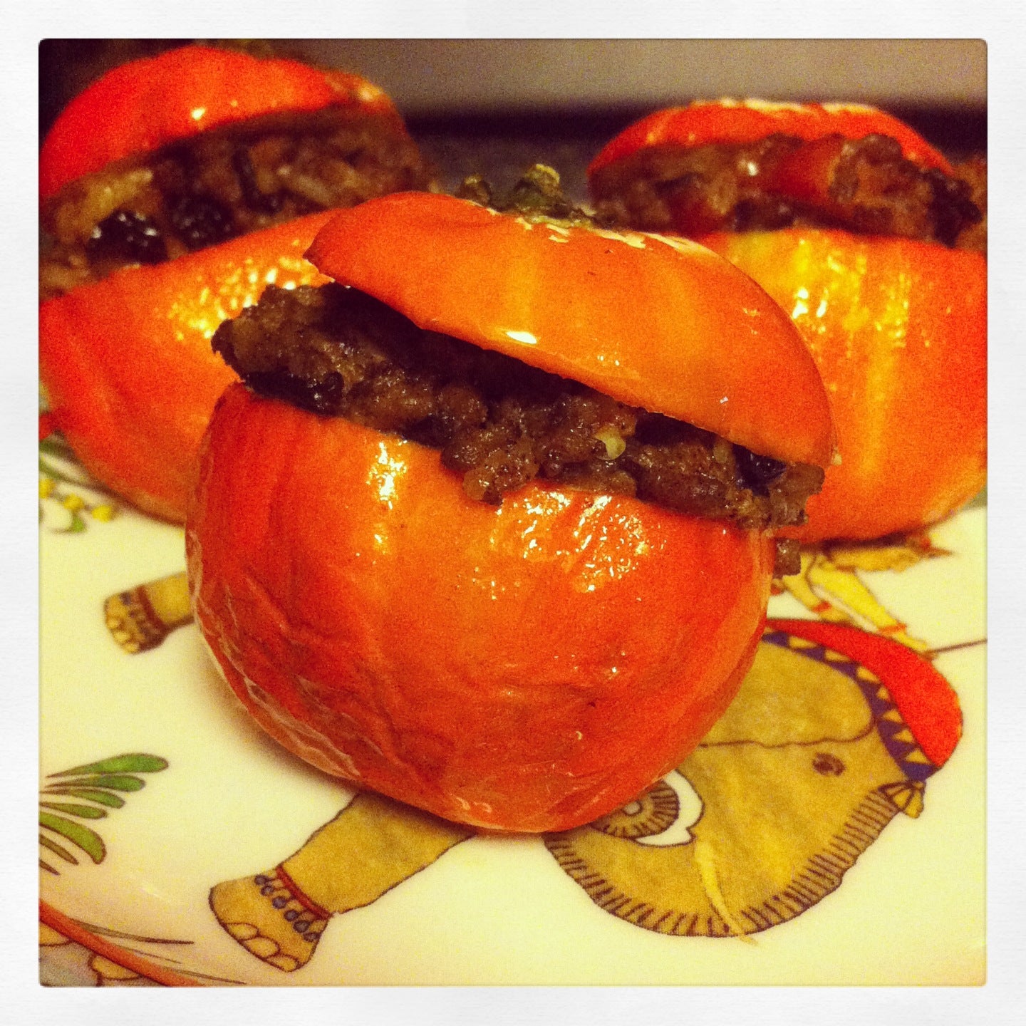 Aubergine orange turque