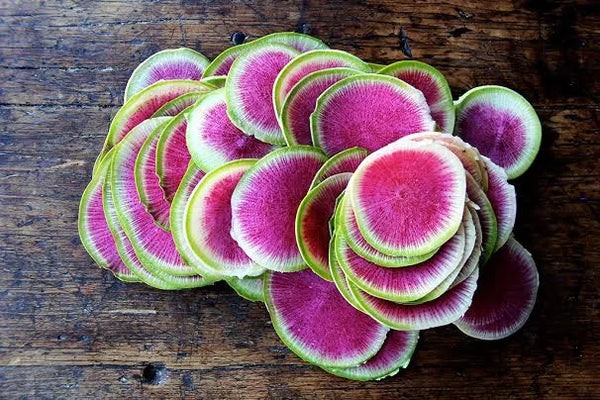 Watermelon Radish Seeds - watermelon radish culinary seeds